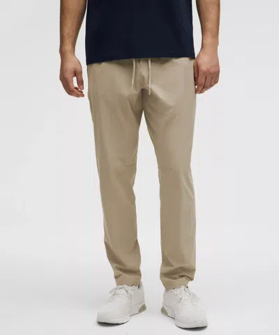 Lululemon Zeroed In Slim-fit Pants Shorter In Brown