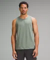 Lululemon Zeroed In Tank In Green