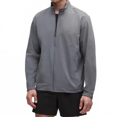 LULULEMON ZEROED IN TRACK JACKET - PLUS IN GREY