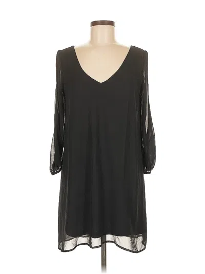 Pre-owned Lulus 3/4 Sleeve Blouse In Black