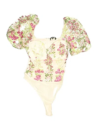 Pre-owned Lulus 3/4 Sleeve Blouse In Ivory