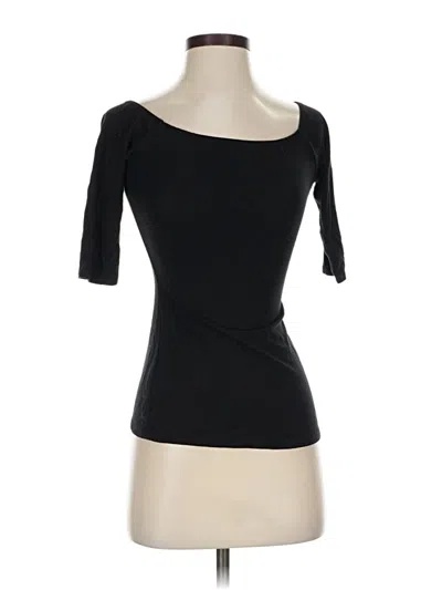 Pre-owned Lulus 3/4 Sleeve T-shirt In Black