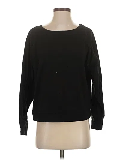Pre-owned Lulus 3/4 Sleeve T-shirt In Black