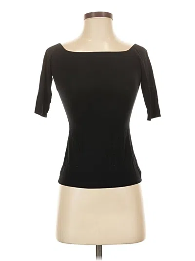 Pre-owned Lulus 3/4 Sleeve T-shirt In Black