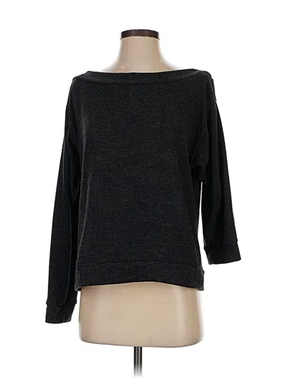 Pre-owned Lulus 3/4 Sleeve T-shirt In Gray