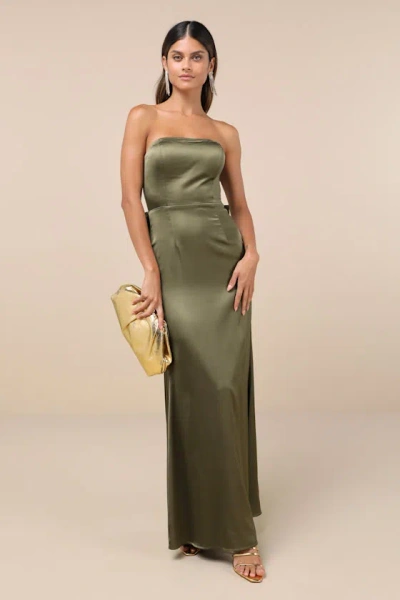 green beige dress Mac Duggal - Green Off-the-Shoulder Bustier Floral Column Gown main image 0