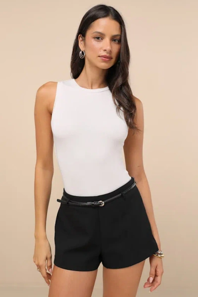 Lulus Always Easygoing Ivory Sleeveless Bodysuit