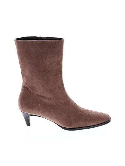 Pre-owned Lulus Ankle Boots In Brown