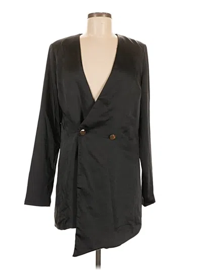 Pre-owned Lulus Blazer Jacket In Black
