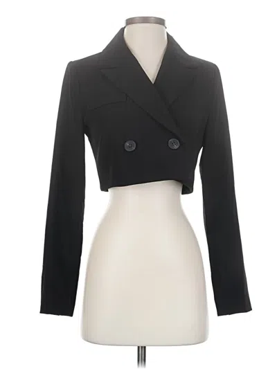 Pre-owned Lulus Blazer Jacket In Black