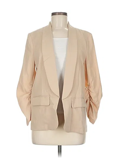 Pre-owned Lulus Blazer Jacket In Brown