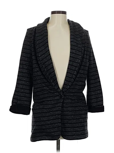 Pre-owned Lulus Blazer Jacket In Gray