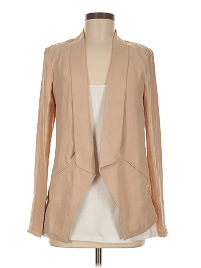 Pre-owned Lulus Blazer Jacket In Tan