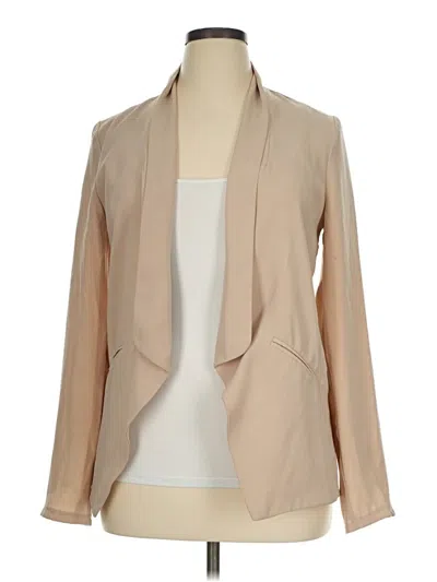 Pre-owned Lulus Blazer Jacket In Tan