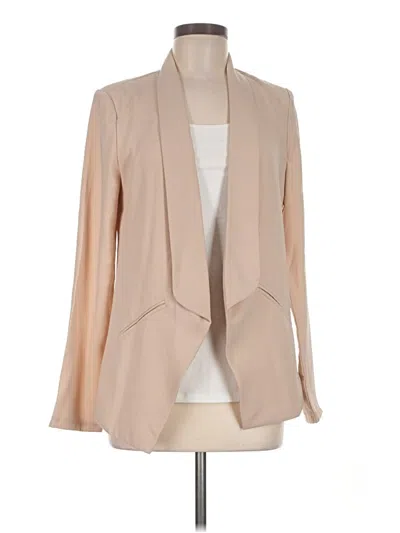 Pre-owned Lulus Blazer Jacket In Tan