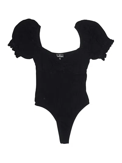 Pre-owned Lulus Bodysuit In Black