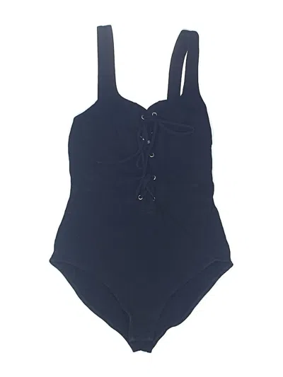 Pre-owned Lulus Bodysuit In Blue
