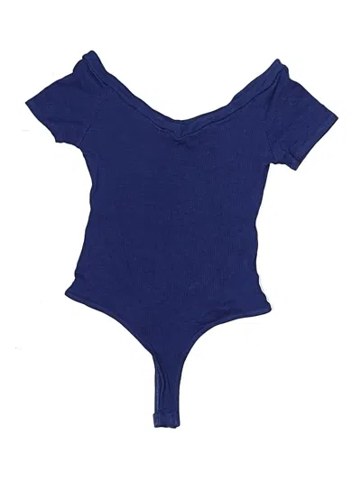 Pre-owned Lulus Bodysuit In Blue