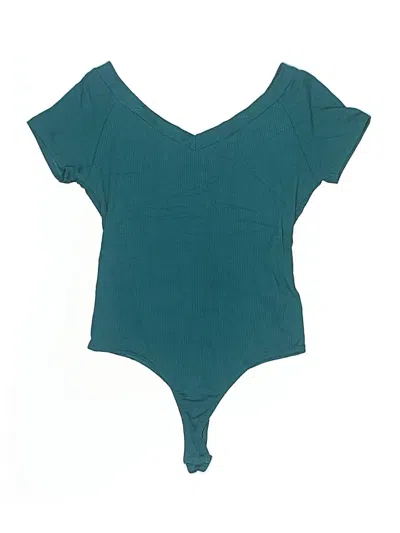 Pre-owned Lulus Bodysuit In Blue