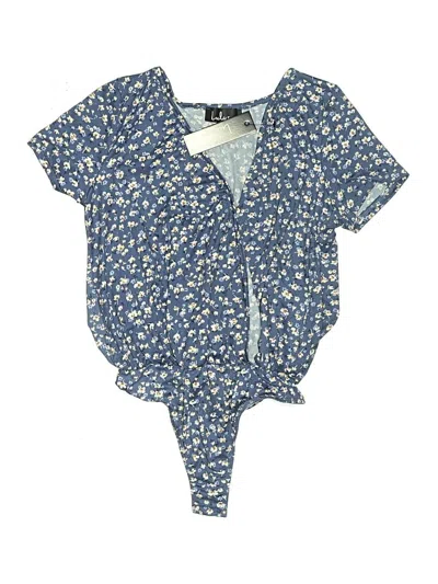 Pre-owned Lulus Bodysuit In Blue