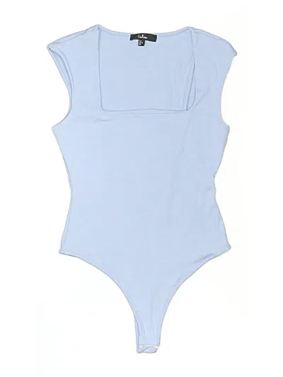 Pre-owned Lulus Bodysuit In Blue