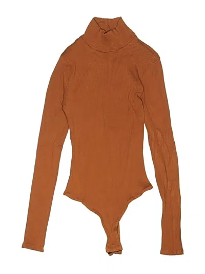 Pre-owned Lulus Bodysuit In Brown