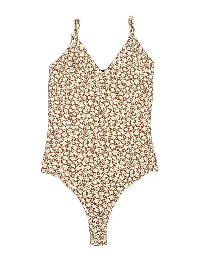 Pre-owned Lulus Bodysuit In Brown