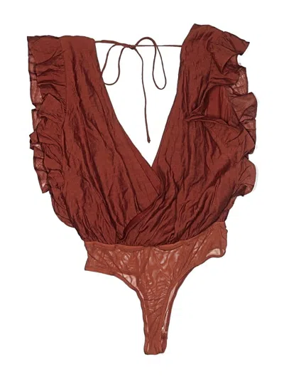 Pre-owned Lulus Bodysuit In Brown