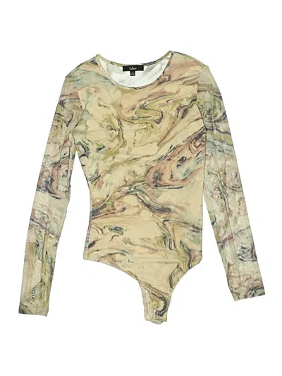 Pre-owned Lulus Bodysuit In Gold