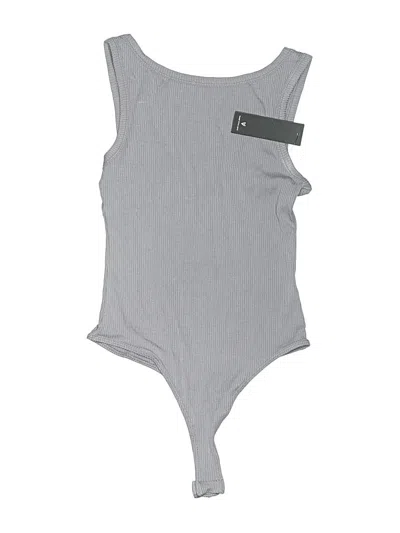 Lulus Bodysuit In Gray