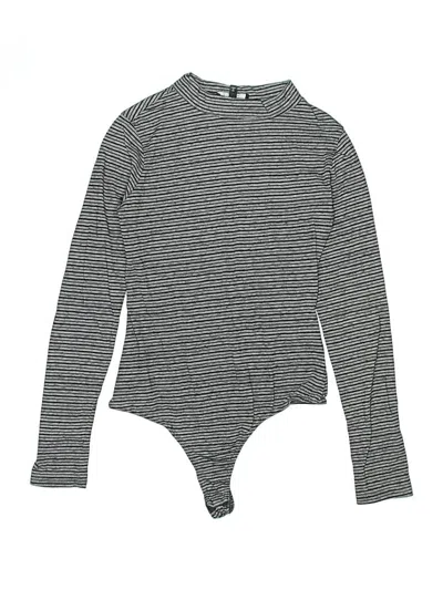 Pre-owned Lulus Bodysuit In Gray