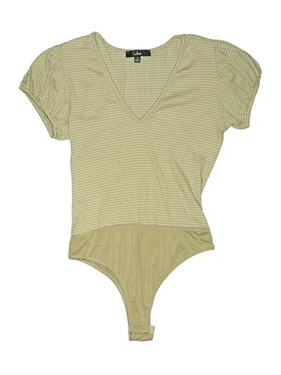 Pre-owned Lulus Bodysuit In Green