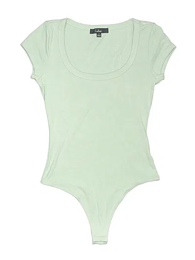 Pre-owned Lulus Bodysuit In Green