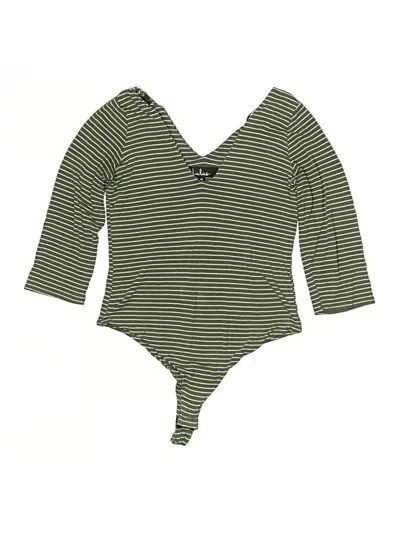 Pre-owned Lulus Bodysuit In Green