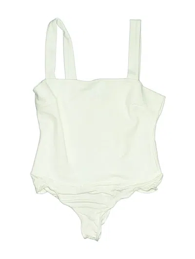 Pre-owned Lulus Bodysuit In Ivory