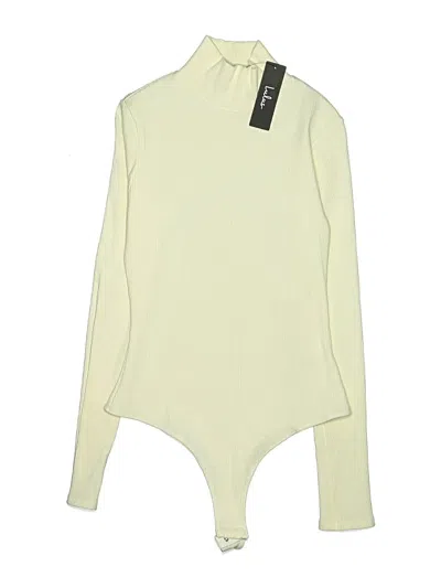 Pre-owned Lulus Bodysuit In Ivory