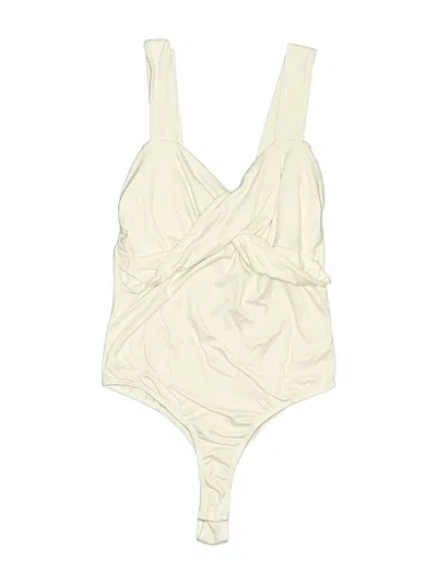 Pre-owned Lulus Bodysuit In Ivory