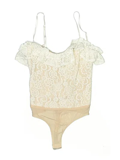 Pre-owned Lulus Bodysuit In Ivory