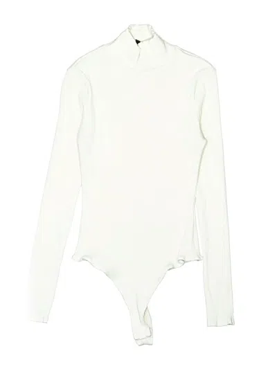 Pre-owned Lulus Bodysuit In Ivory