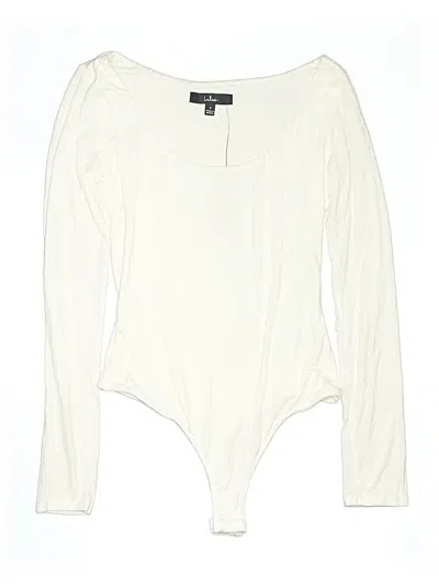 Pre-owned Lulus Bodysuit In Ivory