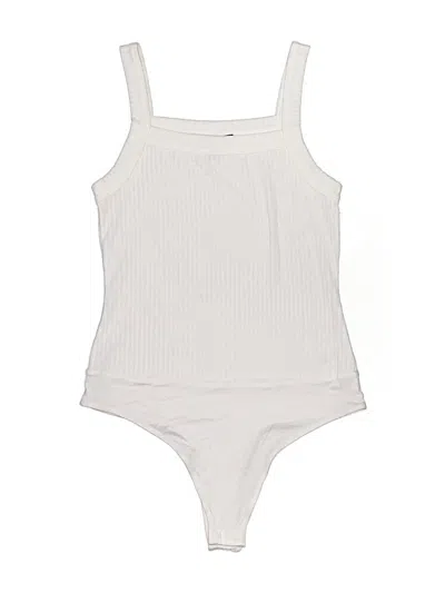 Pre-owned Lulus Bodysuit In Ivory