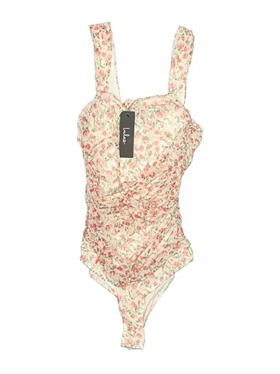 Pre-owned Lulus Bodysuit In Ivory