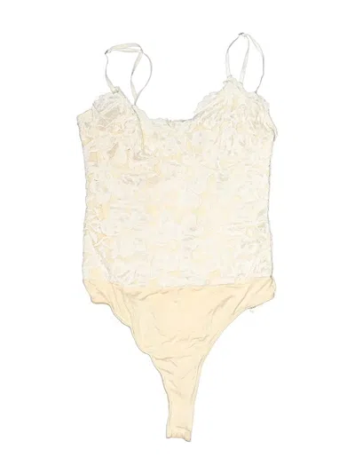 Pre-owned Lulus Bodysuit In Ivory