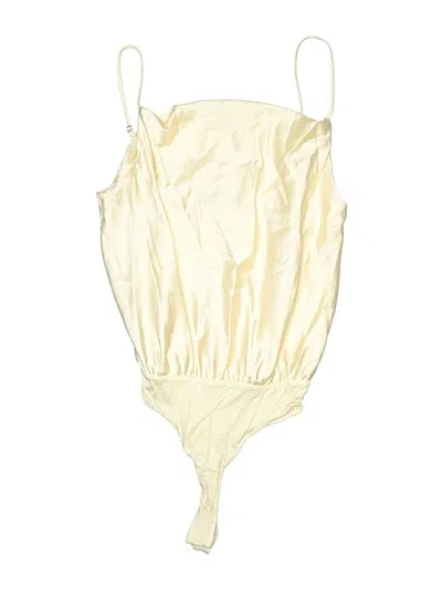 Pre-owned Lulus Bodysuit In Ivory