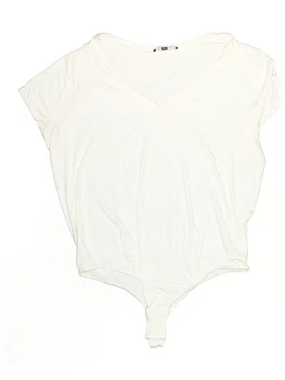 Pre-owned Lulus Bodysuit In Ivory