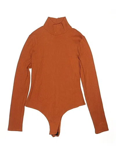 Pre-owned Lulus Bodysuit In Orange