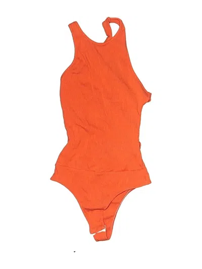 Pre-owned Lulus Bodysuit In Orange