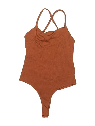 Pre-owned Lulus Bodysuit In Orange