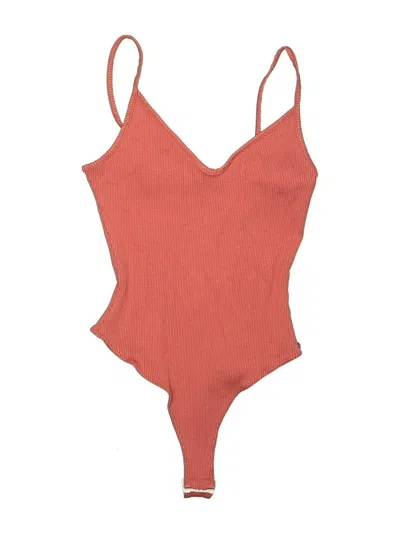 Pre-owned Lulus Bodysuit In Orange