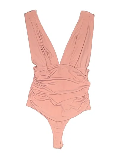 Pre-owned Lulus Bodysuit In Pink